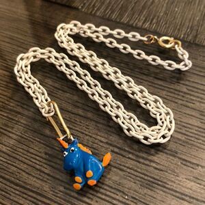 Vintage Jonette Jewelry Unicorn Zipper Pull / Necklace